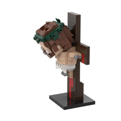 Jesus Series - Crucifixion/Rode The Donkey Into Jerusalem/  Wearing A Crown Of Thorns MOC Building Block Bricks |MocPixel