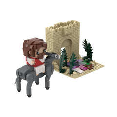 Jesus Series - Crucifixion/Rode The Donkey Into Jerusalem/  Wearing A Crown Of Thorns MOC Building Block Bricks |MocPixel
