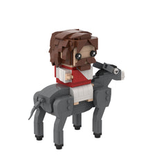 Jesus Series - Crucifixion/Rode The Donkey Into Jerusalem/  Wearing A Crown Of Thorns MOC Building Block Bricks |MocPixel