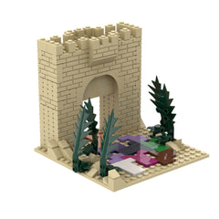 Jesus Series - Crucifixion/Rode The Donkey Into Jerusalem/  Wearing A Crown Of Thorns MOC Building Block Bricks |MocPixel