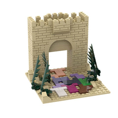 Jesus Series - Crucifixion/Rode The Donkey Into Jerusalem/  Wearing A Crown Of Thorns MOC Building Block Bricks |MocPixel