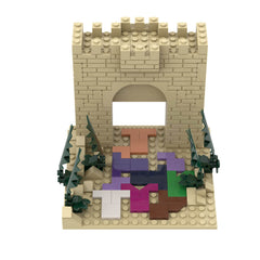 Jesus Series - Crucifixion/Rode The Donkey Into Jerusalem/  Wearing A Crown Of Thorns MOC Building Block Bricks |MocPixel