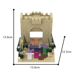 Jesus Series - Crucifixion/Rode The Donkey Into Jerusalem/  Wearing A Crown Of Thorns MOC Building Block Bricks |MocPixel