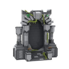 496PCS Forgotten Portal - A Phone Animated Terrain Piece For Your Fantasy Setting MOC Building Block Bricks |MocPixel