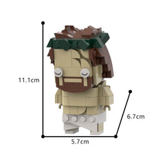 Jesus Series - Crucifixion/Rode The Donkey Into Jerusalem/  Wearing A Crown Of Thorns MOC Building Block Bricks |MocPixel