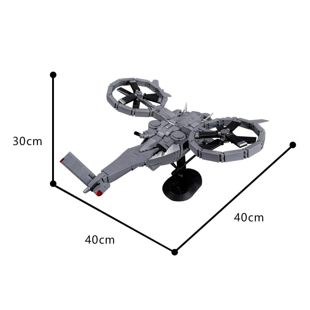 1432PCS Avatar Helicopter Samson Sa-2 MOC Building Block Bricks |MocPixel Lego alternative store MOC-188089
