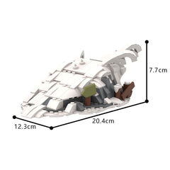 Calvin And Hobbes Sled MOC Building Block Bricks |MocPixel