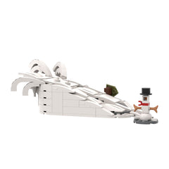 Calvin And Hobbes Sled MOC Building Block Bricks |MocPixel