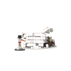 Calvin And Hobbes Sled MOC Building Block Bricks |MocPixel