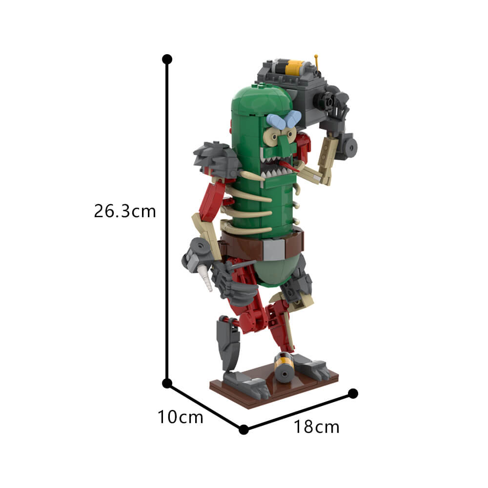 460PCS Rick And Morrty Mr. Pickles MOC Building Block Bricks |MocPixel Lego alternative store 
