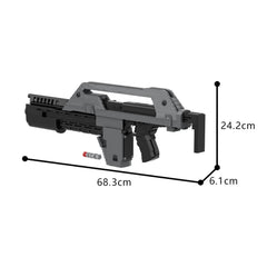 2296PCS Aliens M41A Pulse Rifle 1:1 Replica MOC Building Block Bricks |MocPixel