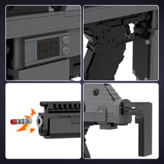 2296PCS Aliens M41A Pulse Rifle 1:1 Replica MOC Building Block Bricks |MocPixel