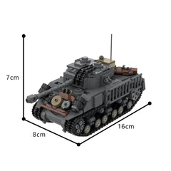 831PCS M4A3E8 76 W Hvss MOC Building Block Bricks |MocPixel