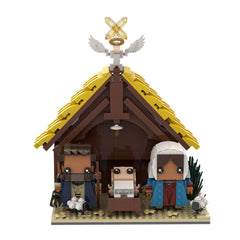 Jesus Series - Crucifixion/Rode The Donkey Into Jerusalem/  Wearing A Crown Of Thorns MOC Building Block Bricks |MocPixel