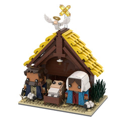 Jesus Series - Crucifixion/Rode The Donkey Into Jerusalem/  Wearing A Crown Of Thorns MOC Building Block Bricks |MocPixel
