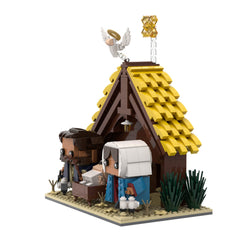 Jesus Series - Crucifixion/Rode The Donkey Into Jerusalem/  Wearing A Crown Of Thorns MOC Building Block Bricks |MocPixel