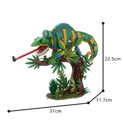 544PCS Chameleon MOC Building Block Bricks |MocPixel