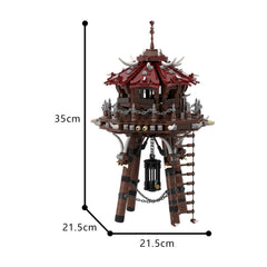 1195PCS Orc Archery Tower MOC Building Block Bricks |MocPixel