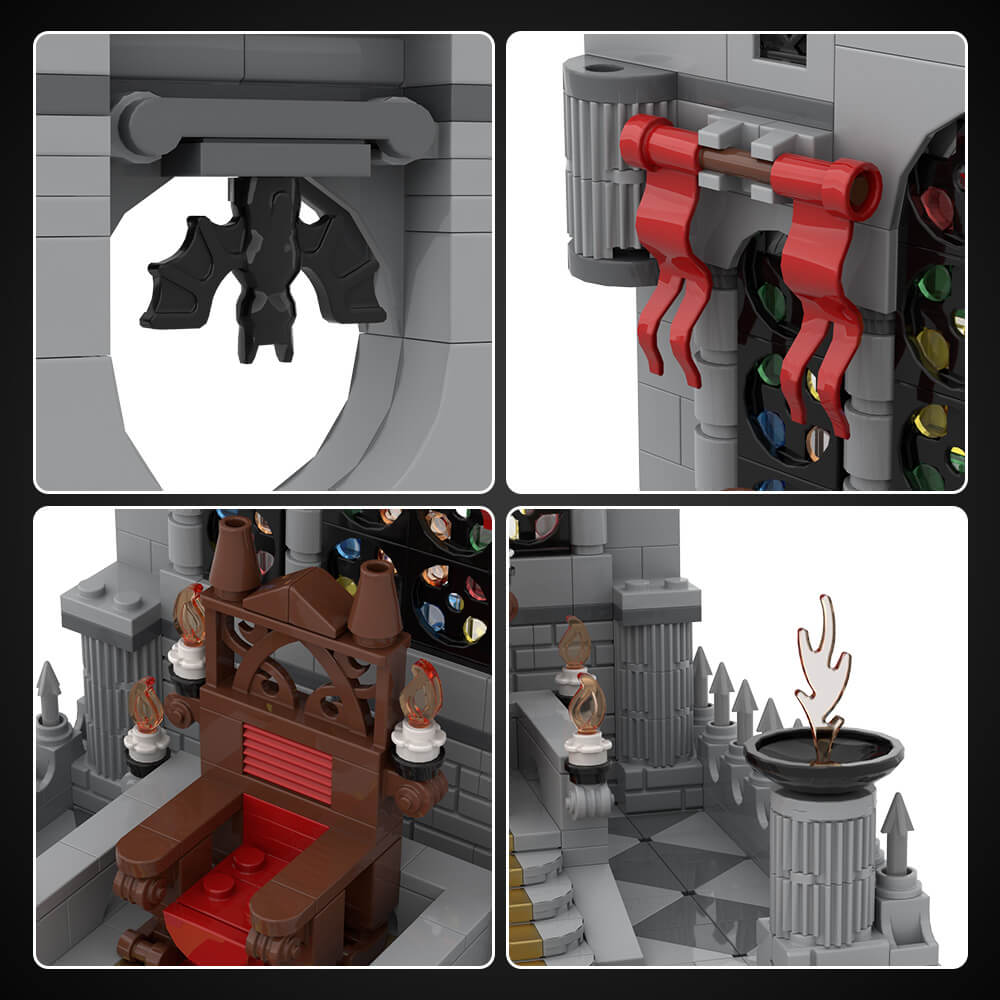 701PCS  Strahd'S Throne Room Dungeons & Dragons MOC Building Block Bricks |MocPixel Lego alternative store MOC-196572