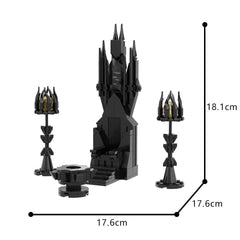 177PCS Saruman'S Throne MOC Building Block Bricks |MocPixel