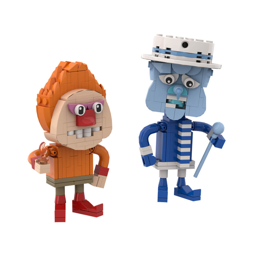221PCS Heat Miser Snow Miser Ornaments MOC Building Block Bricks |MocPixel