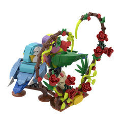 564PCS Lovebirds MOC Building Block Bricks |MocPixel