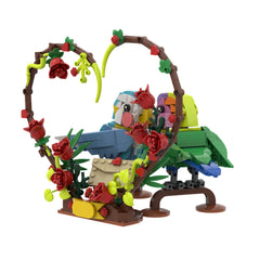 564PCS Lovebirds MOC Building Block Bricks |MocPixel
