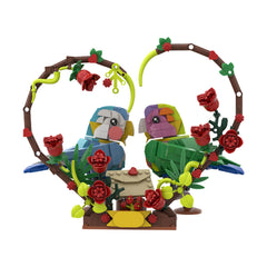 564PCS Lovebirds MOC Building Block Bricks |MocPixel