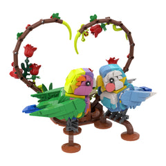 564PCS Lovebirds MOC Building Block Bricks |MocPixel