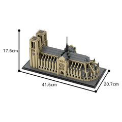 1838PCS Notre Dame Cathedral MOC Building Block Bricks |MocPixel