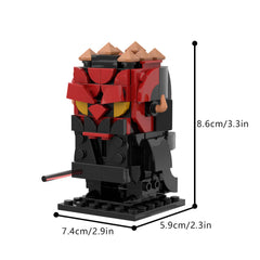 166PCS Darth Maul Brickheadz MOC Building Block Bricks |MocPixel