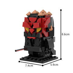 166PCS Darth Maul Brickheadz MOC Building Block Bricks |MocPixel