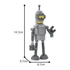 111PCS Futurema Bender MOC Building Block Bricks |MocPixel