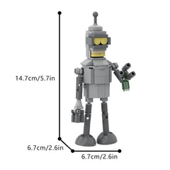 111PCS Futurema Bender MOC Building Block Bricks |MocPixel