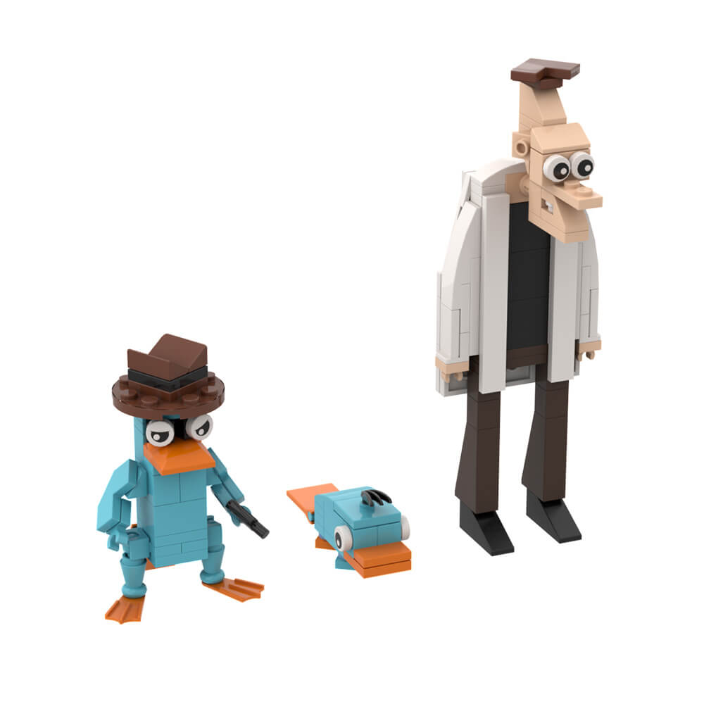 143PCS Phinees And Ferb—Perry The Platypus，Dr. Heinz