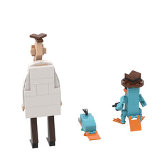 143PCS Phinees And Ferb—Perry The Platypus，Dr. Heinz Doofenshmirtz MOC Building Block Bricks |MocPixel