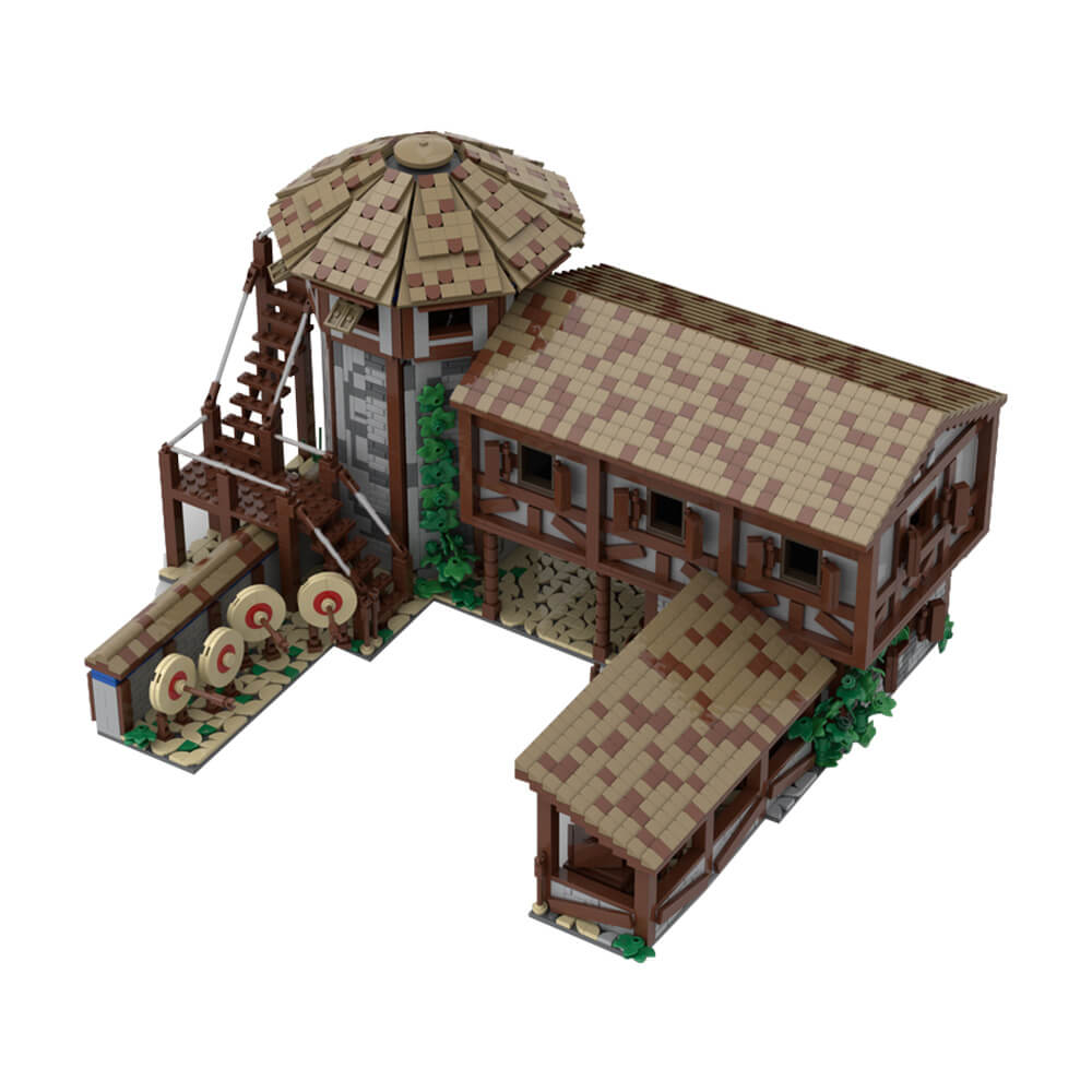 4735PCS Age Of Empires - Archery Range (Western European) MOC Building Block Bricks |MocPixel