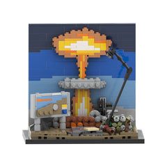 461PCS Fellout Nuclear Blast Diorama MOC Building Block Bricks |MocPixel
