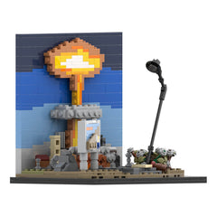 461PCS Fellout Nuclear Blast Diorama MOC Building Block Bricks |MocPixel