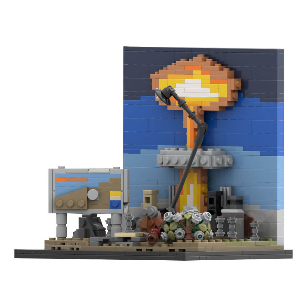 461PCS Fellout Nuclear Blast Diorama MOC Building Block Bricks |MocPixel