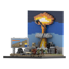 461PCS Fellout Nuclear Blast Diorama MOC Building Block Bricks |MocPixel