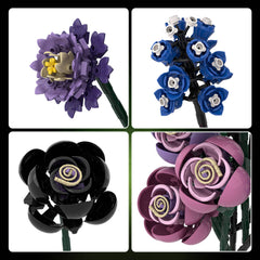 702PCS Flower MOC Building Block Bricks |MocPixel