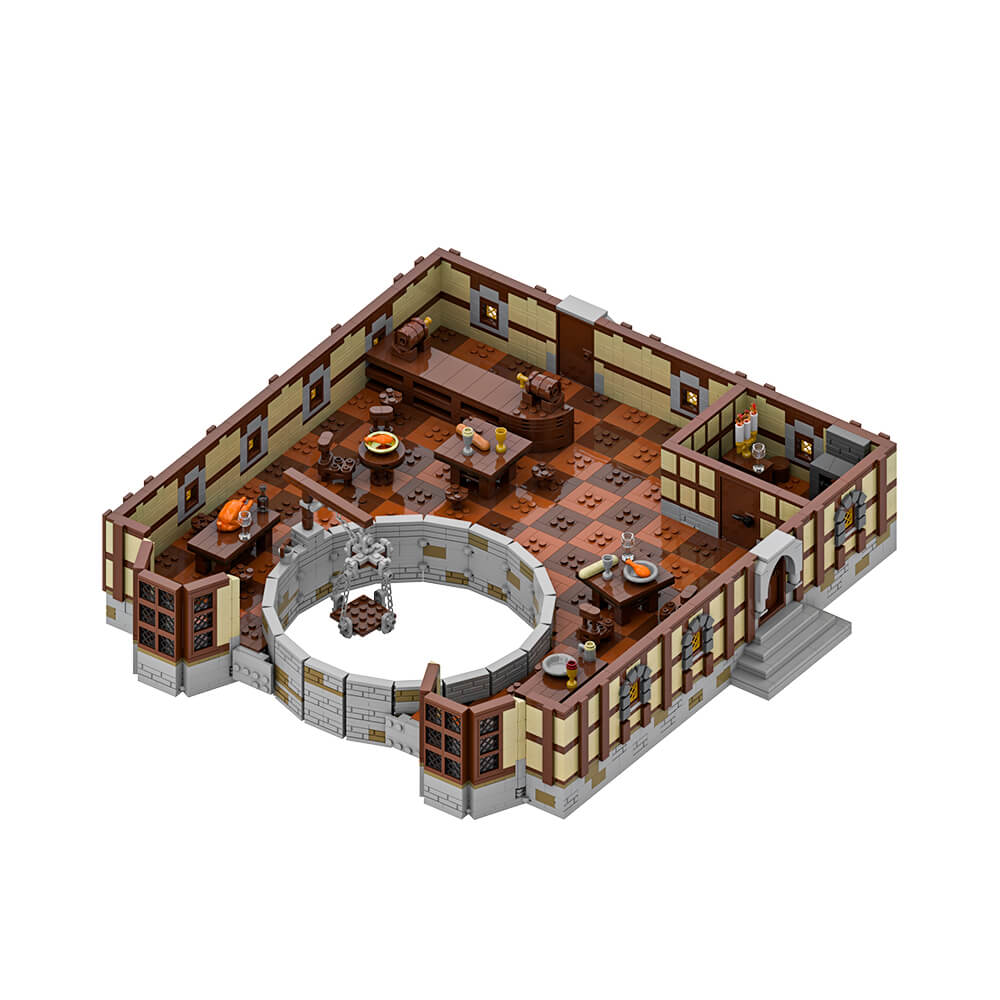 3027PCS D and D - The Yawning Portal MOC Building Block Bricks |MocPixel