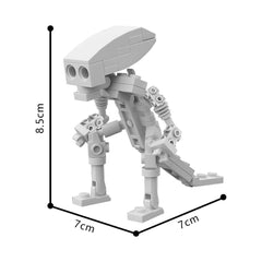 40PCS Skeleton Alien MOC Building Block Bricks |MocPixel