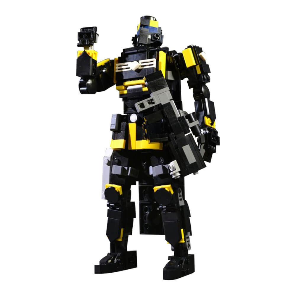 609PCS HeIIdivers B-01 Tactical Armor MOC Building Block Bricks |MocPixel