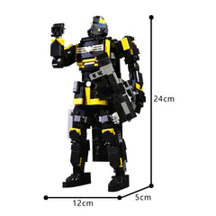 609PCS HeIIdivers B-01 Tactical Armor MOC Building Block Bricks |MocPixel