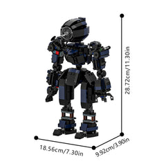 716PCS AD-HS4 Rapid Redeployable Heavy Mech MOC Building Block Bricks |MocPixel