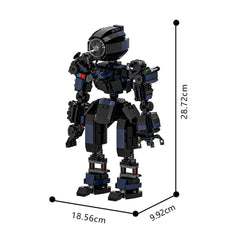 716PCS AD-HS4 Rapid Redeployable Heavy Mech MOC Building Block Bricks |MocPixel