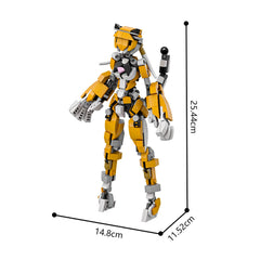 314PCS Tiger Girl MOC Building Block Bricks |MocPixel