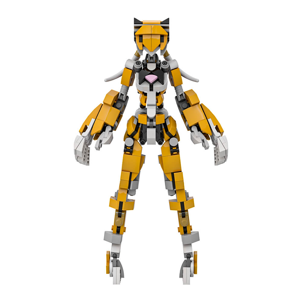 314PCS Tiger Girl MOC Building Block Bricks |MocPixel